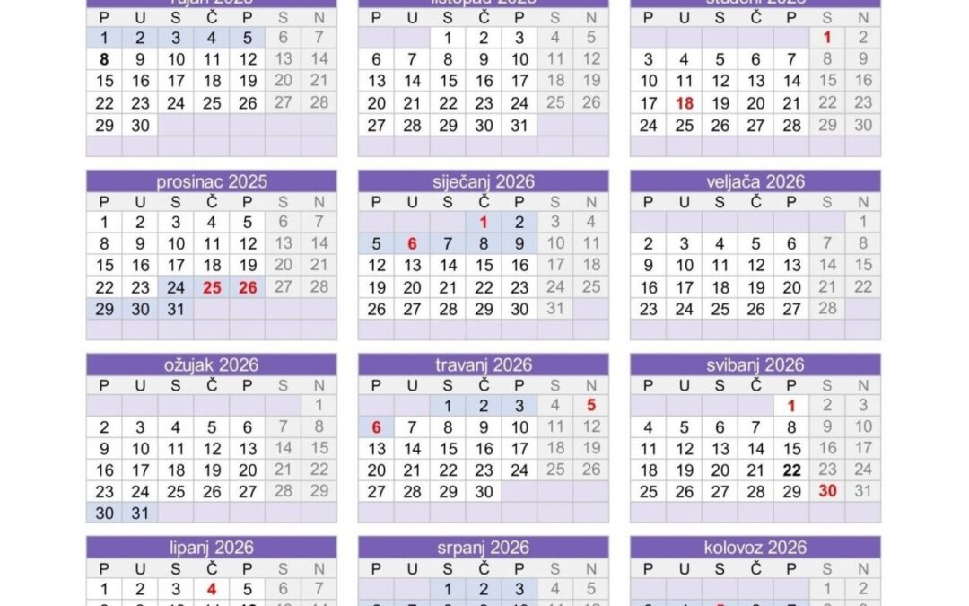 Obavijest o početku nastave u školskoj 2025./2026. godini