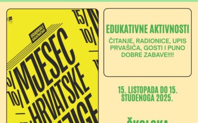 Mjesec knjige u OŠ Podmurvice