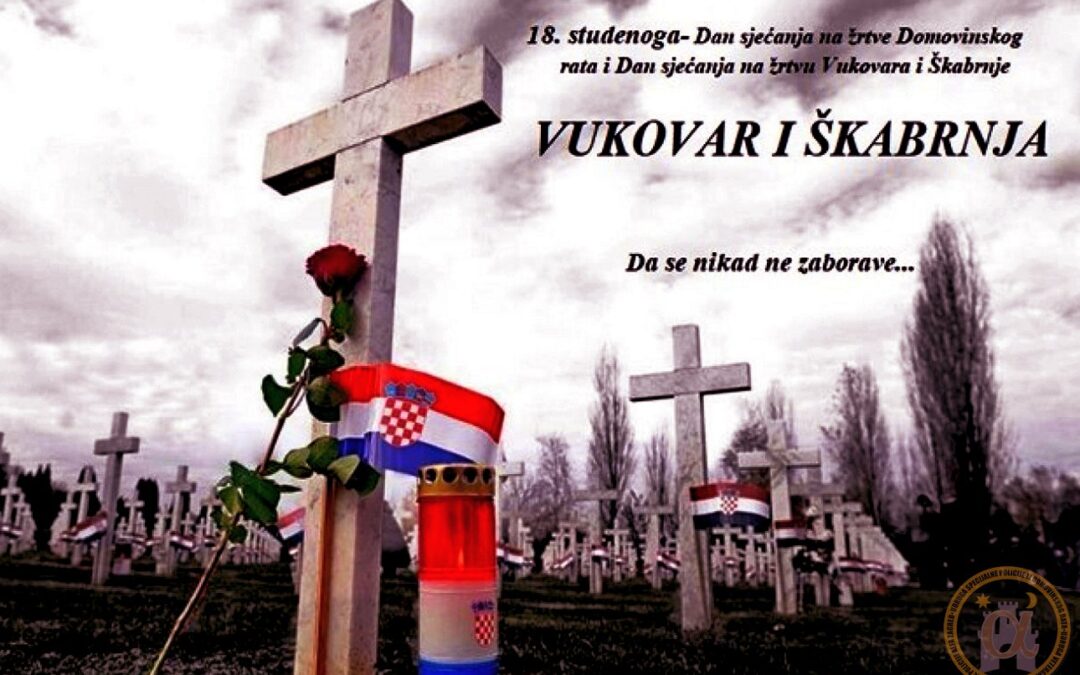 Obilježavanje Dana sjećanja na žrtve Domovinskog rata i Dan sjećanja na žrtvu Vukovara i Škabrnje