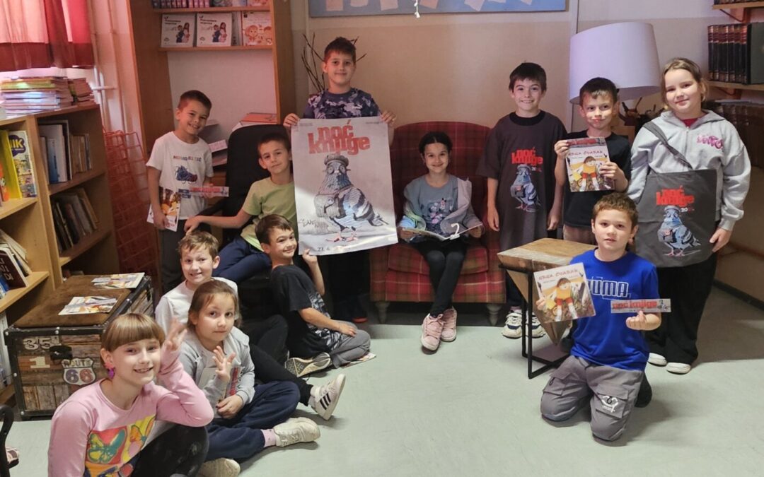 Najava programa Dana/ Noći knjige u OŠ Podmurvice