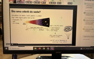 Učenici 6.c razreda s učiteljem Želimirom Lalićem pogledali predavanje o Svemiru u okviru projekta Sat za znanost
